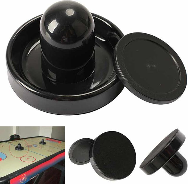 Kidsly Air Hockey Tisch, mit Filz Pusher Mallet Goalies, 1pc 63mm Puck Schwarz, SEC88 - Bild 1