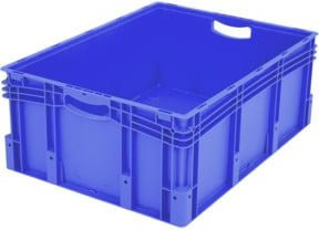 Bito Eurostapelbehälter XL mit Doppelboden, Blau, B/T/H: 80 x 60 x 32 cm - Bild 1