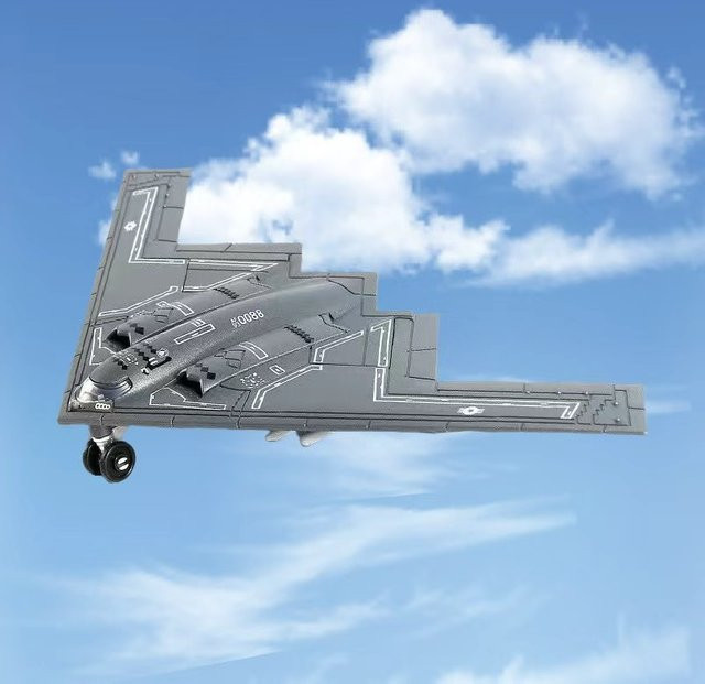 Mitty Militärserie Kampfjet Bomber Stealth Fighter, Bausteine, Fahrzeuge - Bild 1