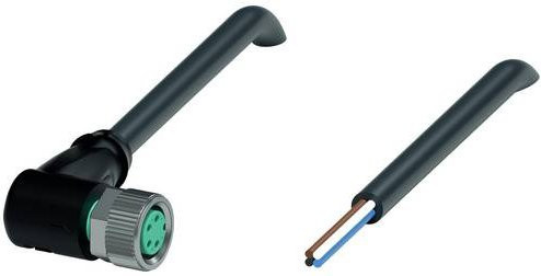 Pepperl+Fuchs 240800-0004 Sensor-Aktor-Steckverbinder konfektioniert, 4 Polzahl, Schwarz, Länge: 2 m - Bild 1