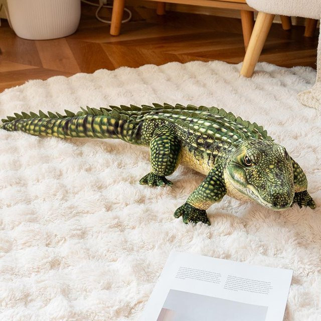 Simulations-Krokodil-Stofftier, Krokodil-Puppe, Grün, ab 14 Jahren - Bild 1
