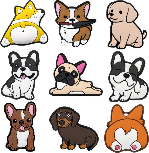 Anhänger für Damen, Corgi, Dackel, französische Bulldogge, Boston Terrier - Bild 1