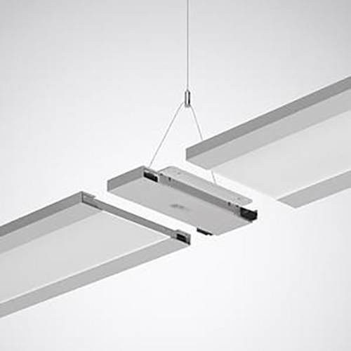Trilux Luceos H ZL Verbinder in Silbergrau aus Stahlblech - Bild 1