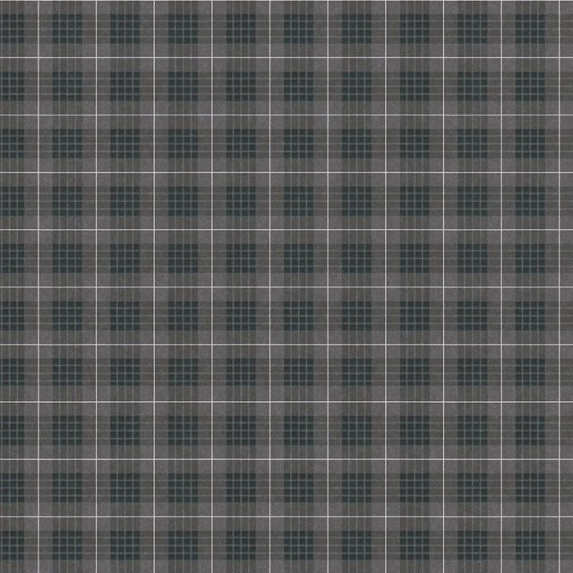 PROFHOME Grafik Tapete Kariert Matt in Grau Braun Weiß, Vlies Tapete mit modernem Design, Breite: 0,53 m, Länge: 10,05 m - Bild 1