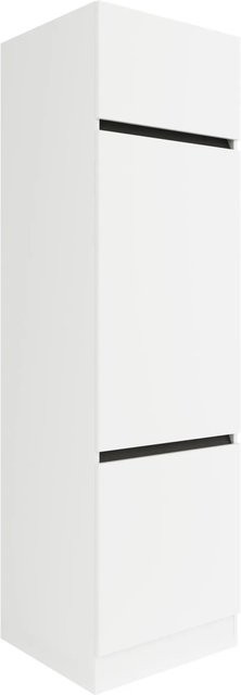 Optifit Küchen-Hochschrank Luca932 für Kühlschränke in Weiß-Anthrazit, B/T/H: 60 x 57,1 x 206,8 cm - Bild 1
