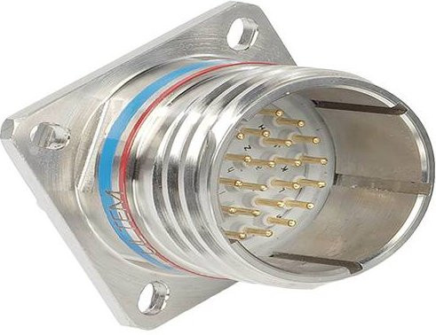 TE Connectivity YDTS20F25-19PNV001 Rundsteckverbinder in Silber - Bild 1