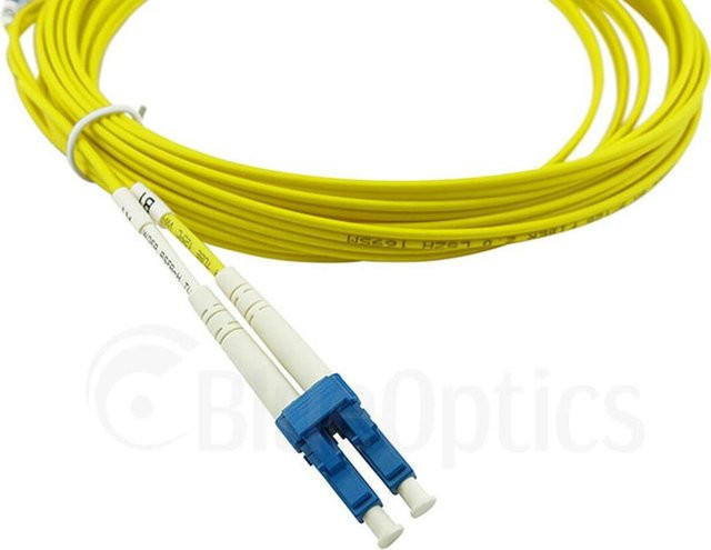 BlueOptics Duplex LWL Patchkabel LC-UPC/LC-UPC Singlemode E9/125µm OS2, Farbe: Blau und Gelb, Länge: 30 Meter - Bild 1