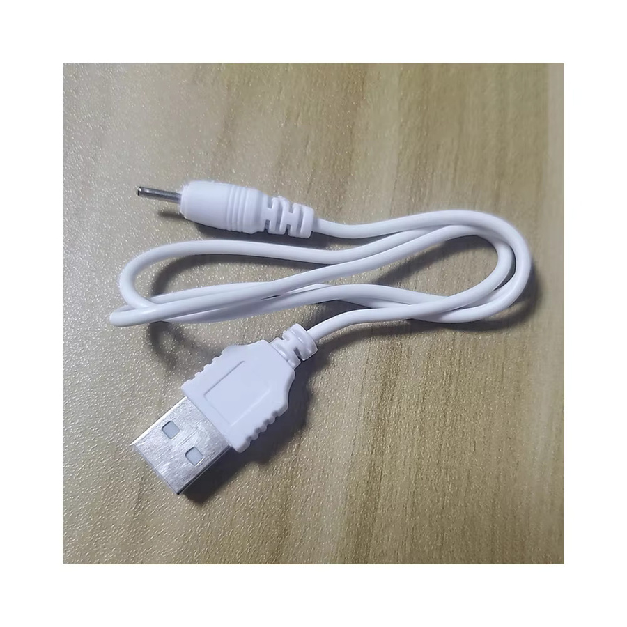 SAFENH USB-Ladekabel DC 2.0 mit kleinem Stift, Länge: 50 cm, Schwarz oder Weiß - Bild 2