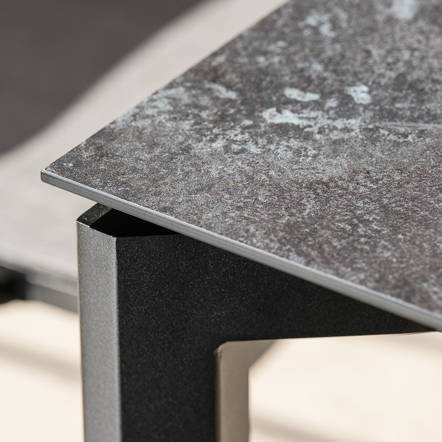 Stern Tischplatte Silverstar 2.0 in Dekor Slate, Farbe Grau, B/T: 160 x 90 cm - Bild 3