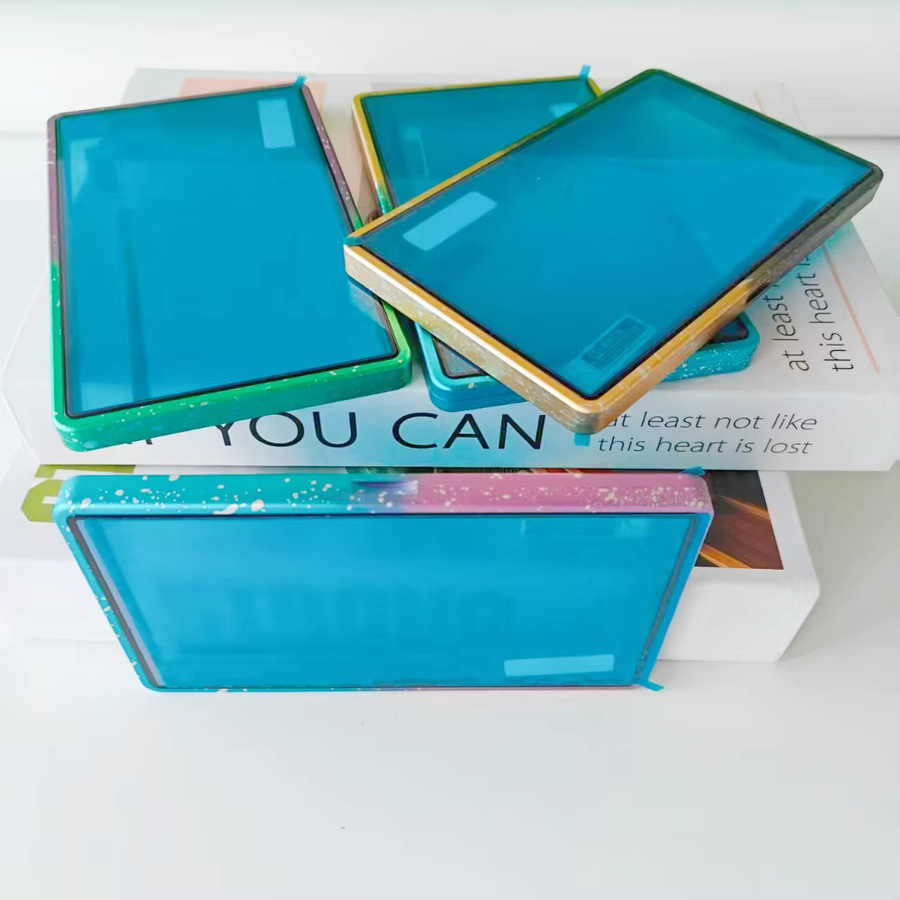 NEXSHIELD Magnetisches Kartenetui aus Aluminiumlegierung mit Farbverlauf und schwebendem Blumenmuster in Multicolour - Bild 2