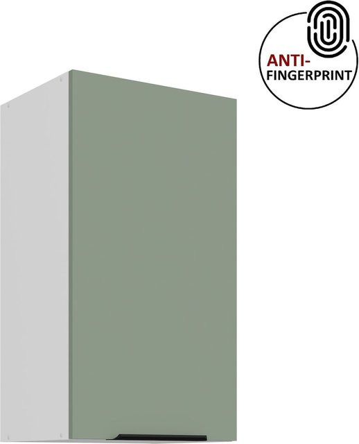Küchen Hängeschrank ARIA Aquamarin matt mit Einlegeböden Breite: 40 cm, Höhe: 72 cm - Bild 1