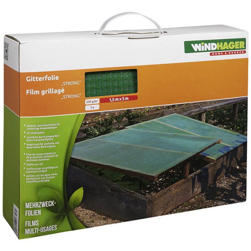 WINDHAGER Mehrzweckfolie STRONG aus Kunststoff in Grün, B: 150 cm, L: 500 cm - Bild 2