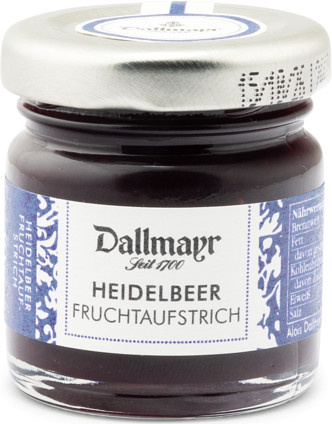 Dallmayr Heidelbeer Fruchtaufstrich 40 g - Bild 1