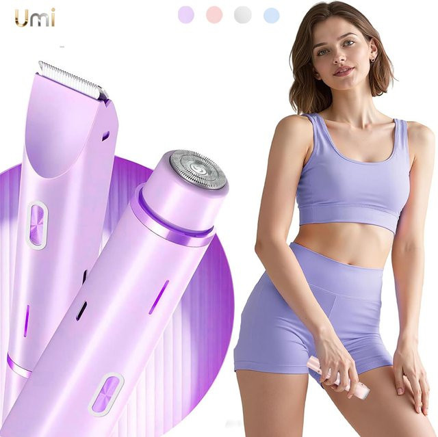 XMSJ 2-in-1 Elektrorasierer für Damen, Körper, wasserdicht - Bild 1