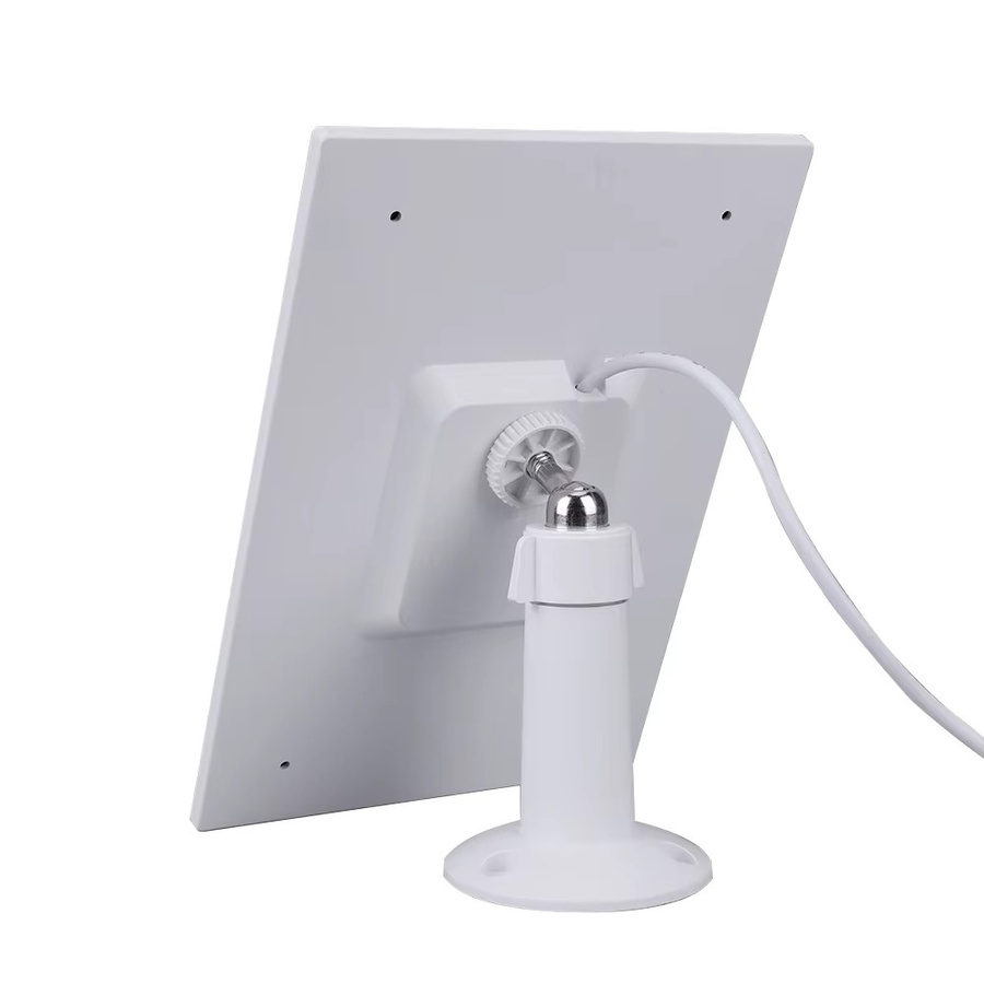 ALLOYSEED Solarpanel 3W 6V mit USB und Typ-C für Ring Eufy Blink Arlo Sicherheitskameras, Weiß, Wandmontage Ladegerät - Bild 3