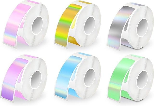 Marklife Thermoetikettenband Blau für Marklife P12 P15 P50 und Phomemo D30, Etikettenaufkleber 12 mm x 40 mm - Bild 1