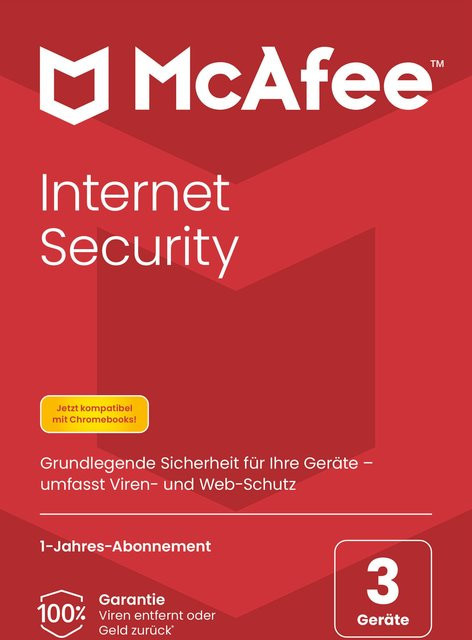McAfee Internet Security 1-Jahres-Abonnement für 3 Geräte - Bild 1
