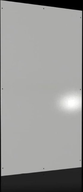 Rittal VX Seitenwand für Rack aus Stahlblech mit Schraubbefestigung, Farbe: Grau, 2er-Pack, B/H: 220 x 120 cm - Bild 1