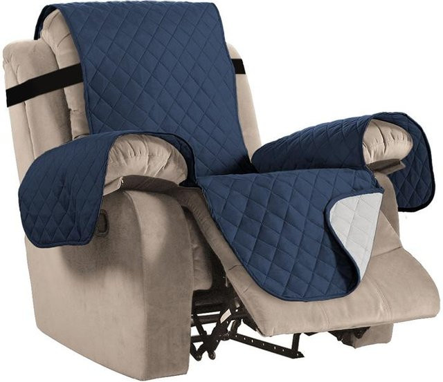 Bestbags Sesselbezug aus Polyester in Blau, rutschfest und waschbar - Bild 1