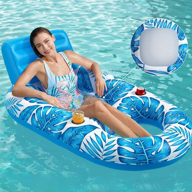 Binchi Outdoor Product Aufblasbarer Liegestuhl, Schwimmtiere, ab 3 Jahre - Bild 1