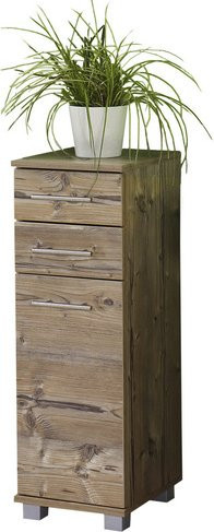 Schildmeyer Unterschrank Isola in Braun mit Türen und Schubladen, B/H/T: 30,3 x 88 x 32,6 cm - Bild 1