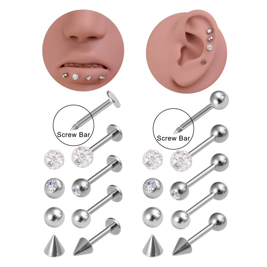 HONGTU BOBY JEWELRY Piercing-Werkzeug-Set, Unisex - Bild 2