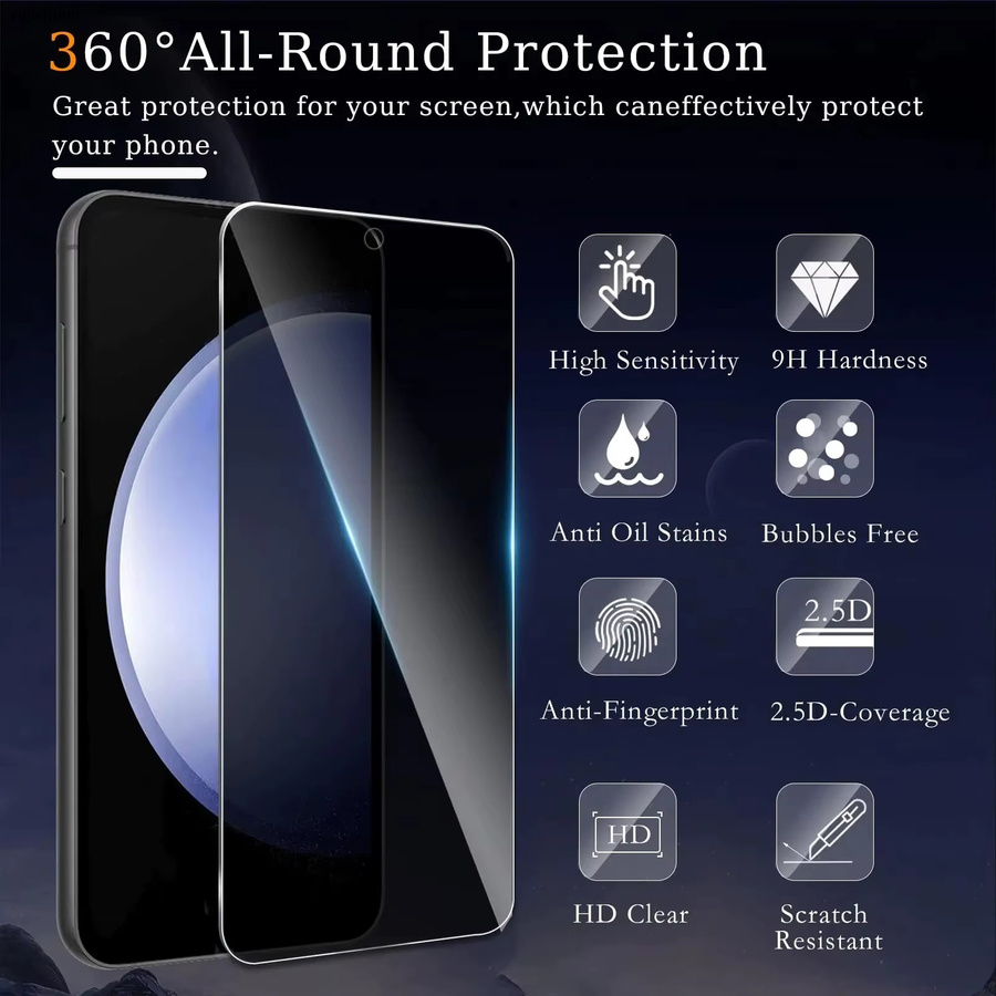 Xiaomi Sichtschutz-Displayschutzfolie aus gehärtetem Glas für Redmi Note 15 Pro 5G, Anti-Spionage-Schutzfolie, transparent - Bild 2