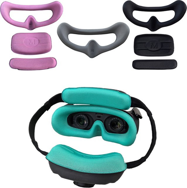 DJI Goggles 3 Zubehör Set: Hautfreundliche Maske und Stirnstütze mit Objektivschutz in Grau - Bild 1