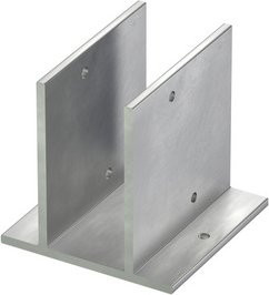 Mr. GARDENER Terrassenzubehör aus Aluminium in Silber, Länge: 10 cm - Bild 1