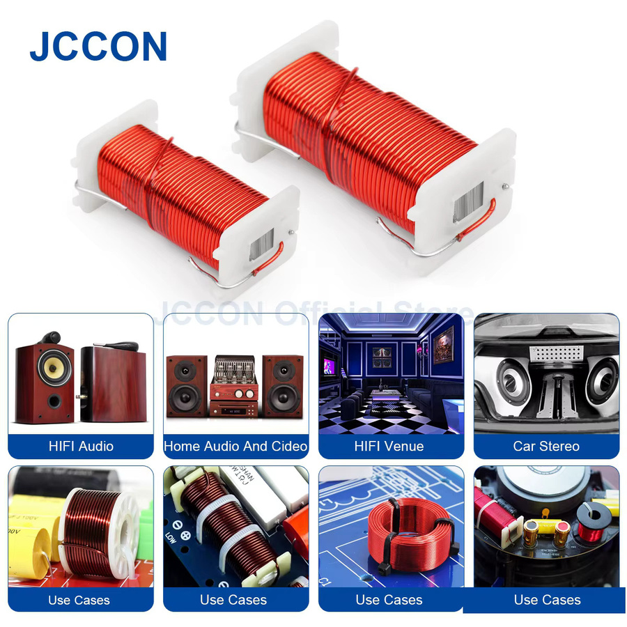 JCCON Induktor mit 0,5 mH Eisenkern aus Silikonstahlblech und sauerstofffreier Kupferspule, 1,2 mm - Bild 2