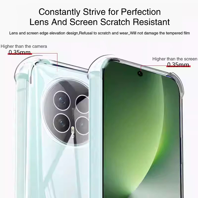 GOINSIE Airbag-TPU-Handyhülle für Honor Magic 8, Magic 8 Pro Lite, 8 Pro und 8 Lite 5G in Transparent - Bild 2