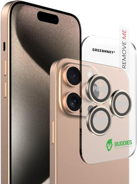 BUDDIES Handyhülle für iPhone 16 Pro und iPhone 16 Pro Max in Gold - Bild 1