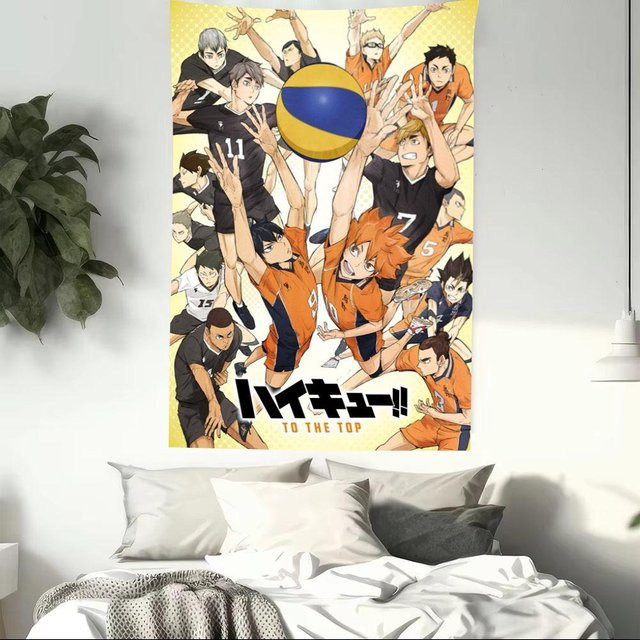 Haikyuu Anime Wandteppich JMG Household Supplies Wanddekoration Mehrfarbig B: 60 cm, H: 40 cm - Bild 1