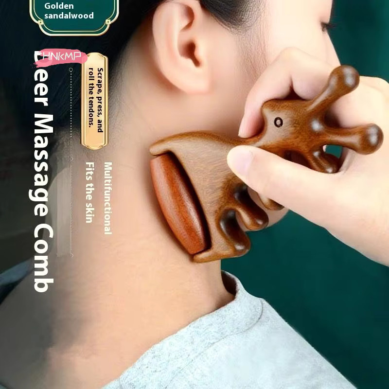 HNKMP Zahnkamm Massagekopf für Gesicht, Augen, Kopfhaut - Bild 3