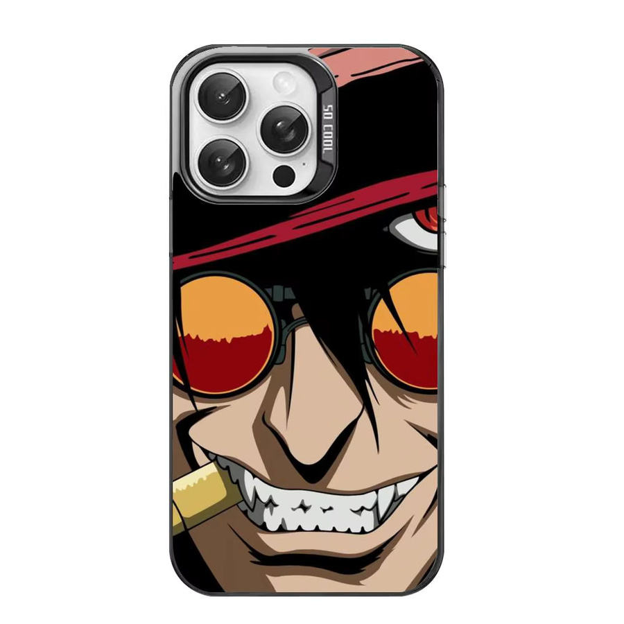 Anime Hellsing Ultimate Handyhülle für iPhone 11 bis iPhone 17 Air Pro Max, bunt, rutschfest und anti-fingerabdruck-schützend - Bild 4