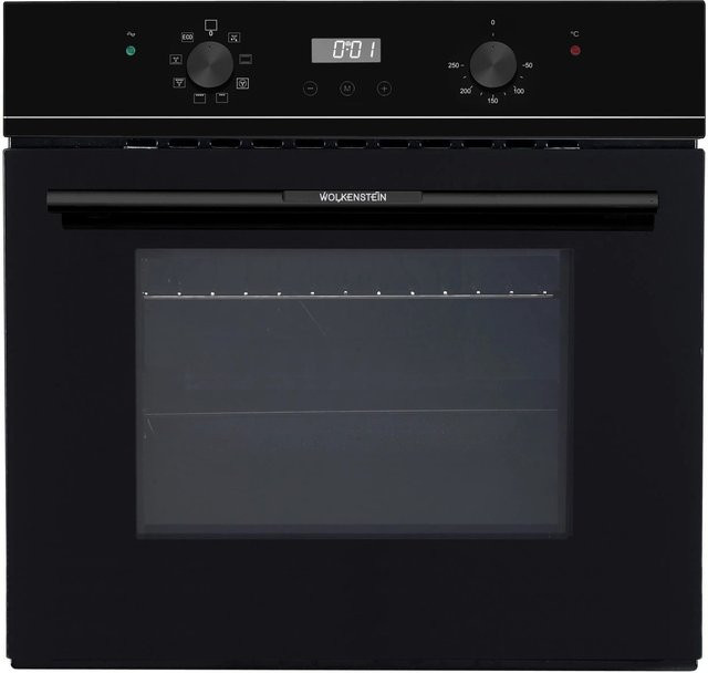 Wolkenstein Einbaubackofen WMO 80, schwarz, B/H/T: 59,5 x 59,5 x 55 cm - Bild 1