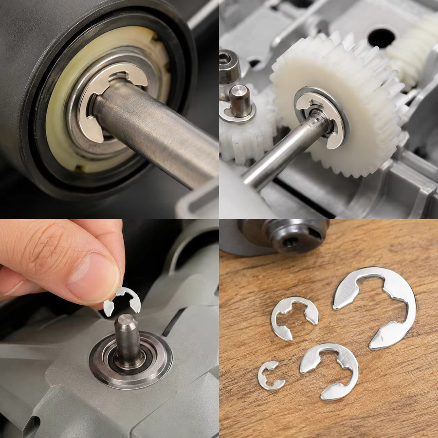 UULMERA E-Clips Sortiment aus Edelstahl 304 in Silber, 239/324-teiliges Set externer Sicherungsringe M1,5-M15 für Marine und Automobil - Bild 2