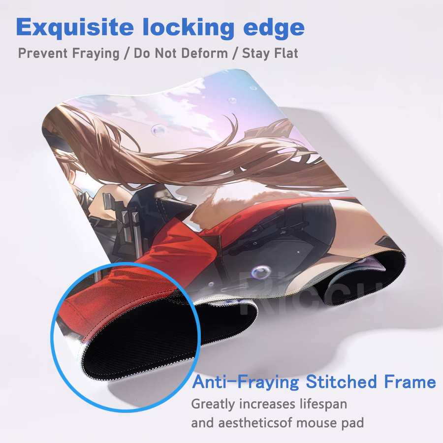 Riccu Arknights Endfield Gilberta XXL Gaming Mouse Pad mit HD-Druck in Multicolour - Bild 2