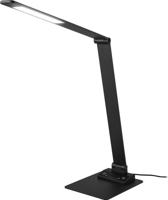 LIVARNO LED-Tischleuchte Mattschwarz dimmbar mit Touch-Funktion und USB-Anschluss - Bild 1