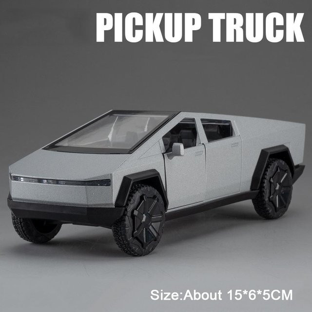 Linyi toy car Pickup-Miniatur-Polizeiautos, Diecast-Spielzeug, 1:32, mit Licht und Sound, ab 14 Jahren - Bild 1