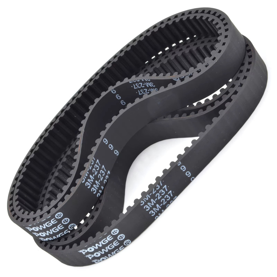 POWGE HTD 3M Zahnriemen aus Gummi in Schwarz mit einer Breite von 6-30 mm - Bild 4