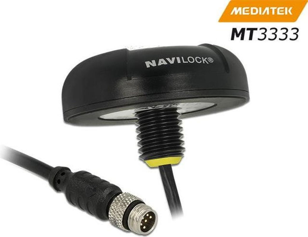 Navilock NL-3331 M8 GPS Empfänger Fahrzeugtracker Schwarz - Bild 2