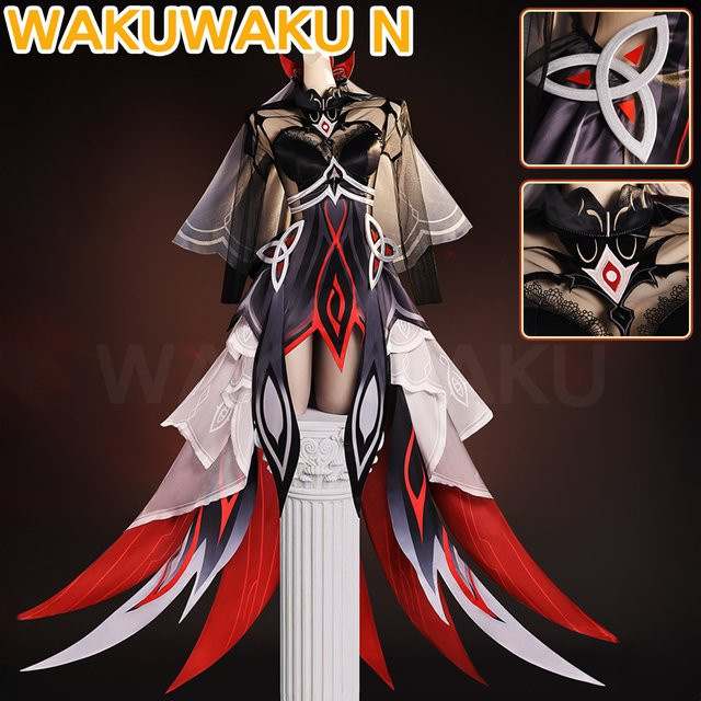WakuWaku-N Ronova Ruler of Death Damenkleid, Genshin Impact, Fantasy - Bild 1