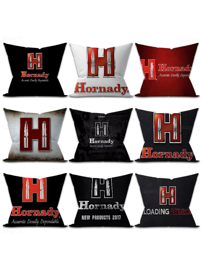 Hornady Dekorativer Kissenbezug Schwarz, Quadratisch, 30 x 30 cm - Bild 7