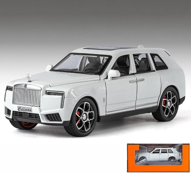 Linyi toy car Rolls Royce Cullinan Luxus-SUV, Automodell, 1:32, Metall, ab 18 Jahren - Bild 1
