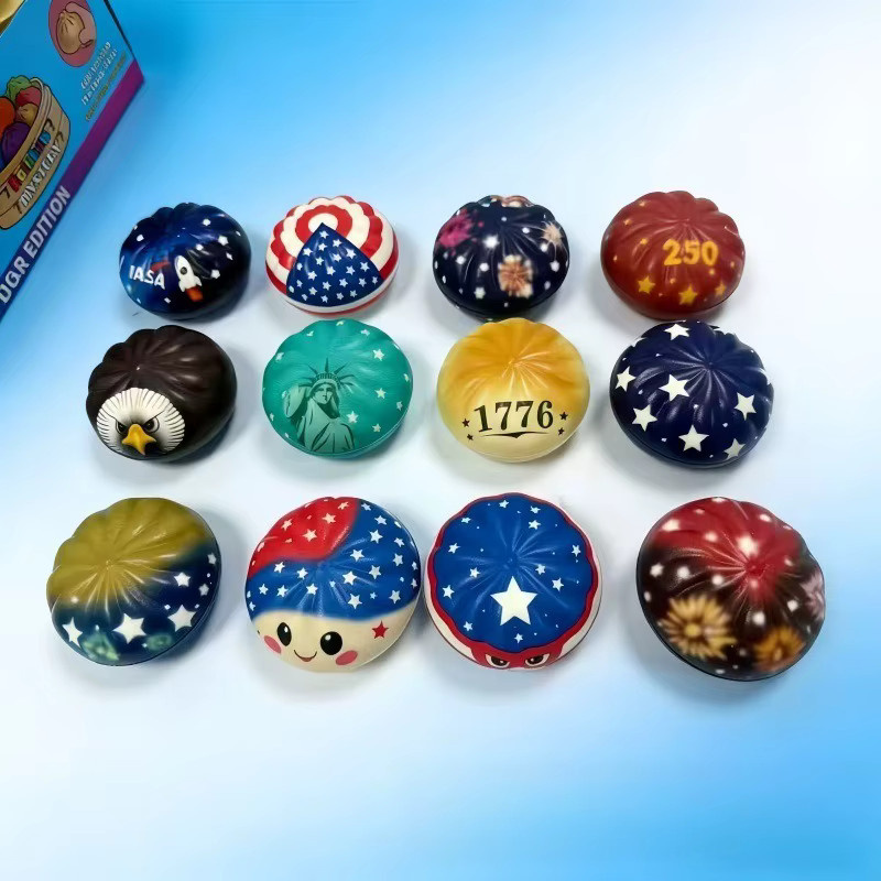 Hot Toys Simulierter Baozi zum Quetschen, Anti-Stress-Spielzeug, multicolour - Bild 3