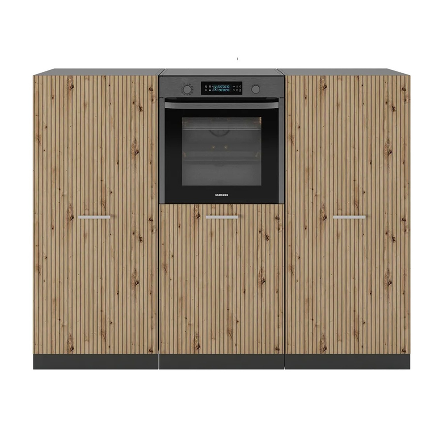 Vicco R-Line Küchenblock Artisan Eiche und Anthrazit, Breite: 180 cm - Bild 2