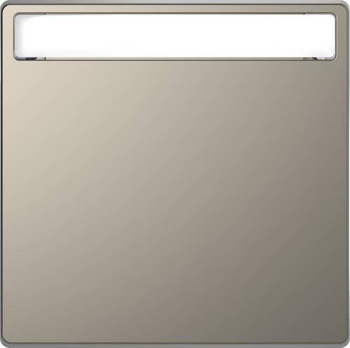 Merten Abdeckung Wechselschalter System Design in Nickel Silber MEG3360-6050 - Bild 1