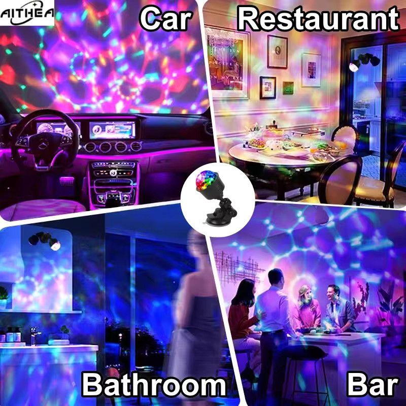 AITHEA LED Projektor Nachtlicht mit Galaxie- und Sternenhimmel-Effekt für Auto, Zimmer und Party-Dekoration via USB-Betrieb - Bild 3