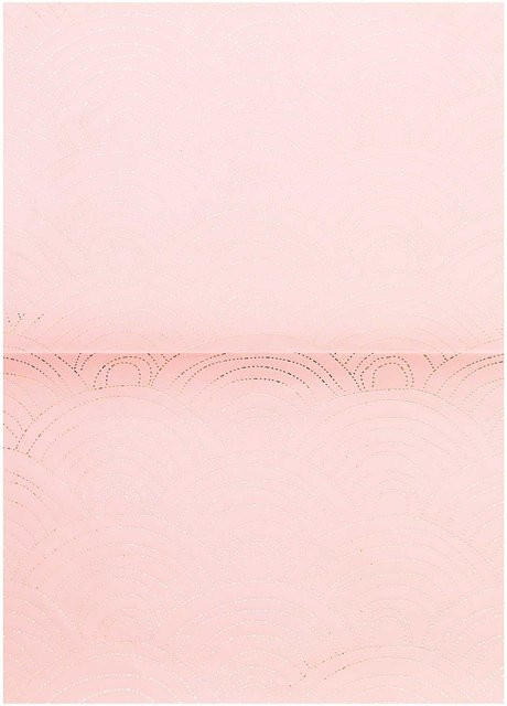 Rico Design Paper Patch Papier Jardin Japonais Wellen in Rosa, Breite: 30 cm, Höhe: 42 cm - Bild 1